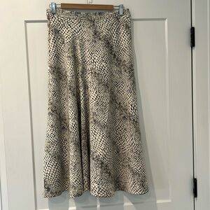NWT Snake skin print midi skirt